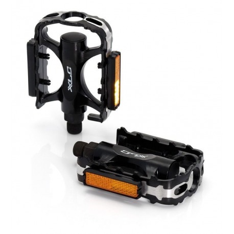 Pédale VTT XLC PD-M02 corps d.Alu, cage d.CNC noir, SB Plus