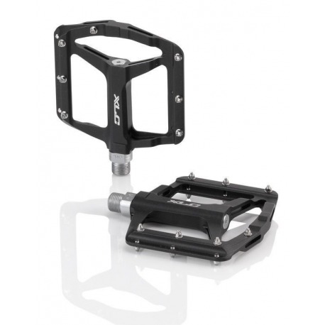 Pédale plate-forme XLC PD-M20 Aluminium, Noir, 306g