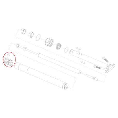 MÉCANISME DE LEVIER DE TIGE DE SELLE ONOFF PIJA SL Ø27.2