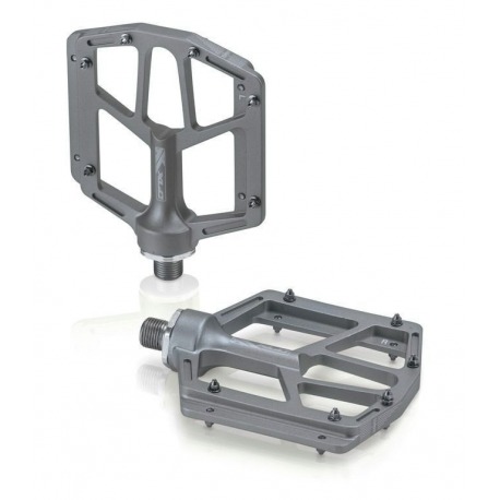 XLC MTB/ATB-Pedal PD-M14 Alu, couleur titane, 320g
