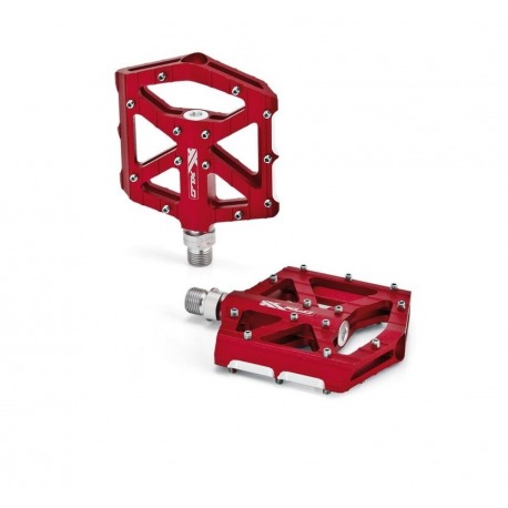 Pédale XLC BMX Freeride PM-M12. rouge
