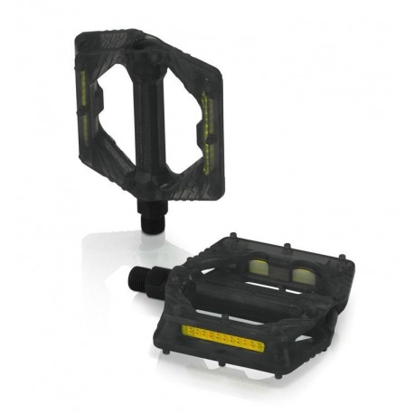 Pédale plate-forme XLC PD-M16 noir transparent