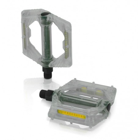 Pédale plate-forme XLC PD-M16 transparente