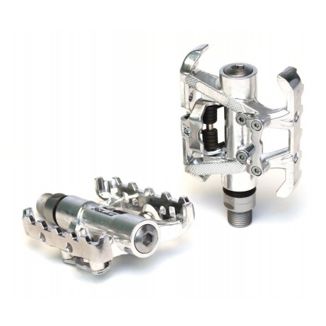 Pédale XLC MTB/Trekking system PD-S10 unilatérale, argent