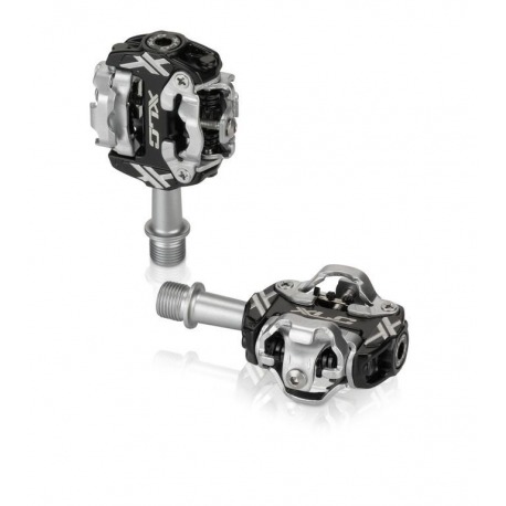 XLC Clipless Pedal PD-S17 bilatéral noir/argent compatible-SPD