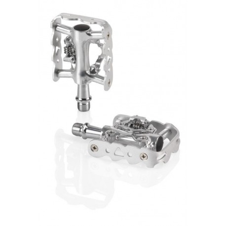 XLC Clipless Pedal PD-S20 argent unilatéral compatible SPD