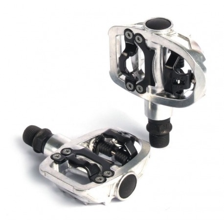 Pédale XLC Road System PD-S07 unilatérale, argent, SB Plus