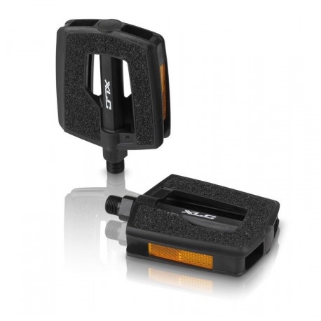 XLC Pedal-City-/Comfort PD-C09 Plastique, surface antidérapante, noir
