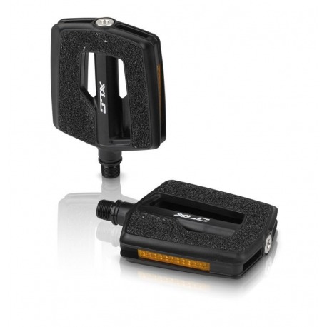 XLC Pedal-City-/Comfort PD-C10 Plastique, surface antidérapante, noir