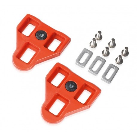 Cales XLC PD-X04 adaptées par ex. Pédale XLC Look, 9°, rouge