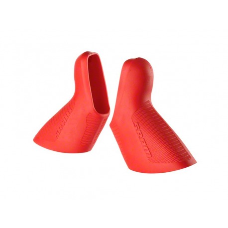 SRAM REC RUBBER DOUBLE LEVER NEW RED ET SRAM22 ALL RED (PAIRE)