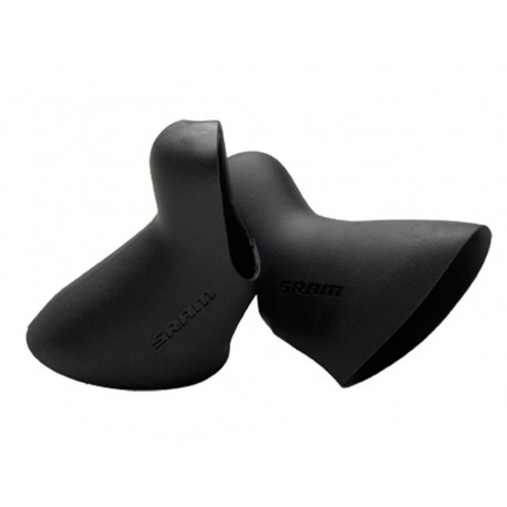 SRAM REC RUBBER DOUBLE CONTROL BLK (PAIRE)