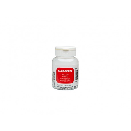 SRAM DERAILLEUR CABLE TERMINAL 1.2mm ARGENT 500 u.
