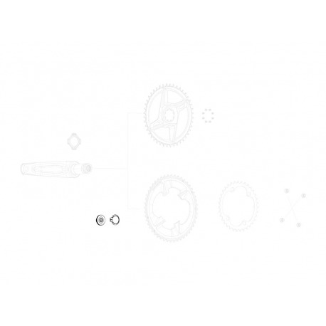 VIS DE PÉDALIER ET COUVERCLE DUB M18/M30 SRAM POWERMETER
