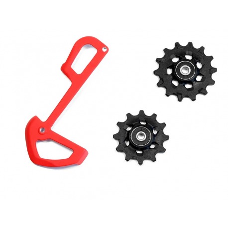 SRAM CARTER INTERIEUR/POULIES X01 EAGLE ROUGE