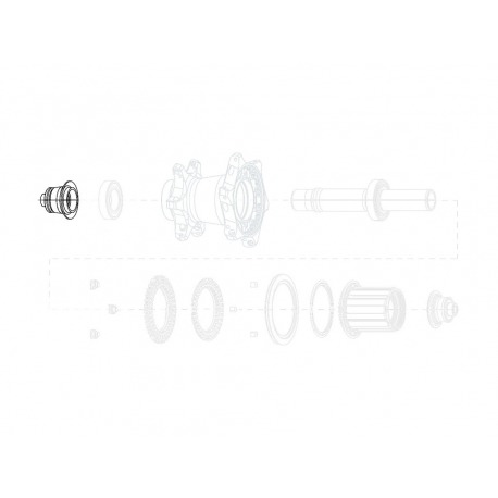 COUVERCLES DE MOYEUX ARRIÈRE ZIPP REP NDS GAUCHE COGNITION NSW QR