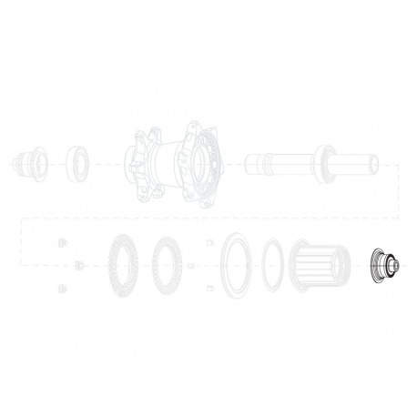 CAPUCHONS DE MOYEUX ARRIÈRE ZIPP REP DS COGNITION NSW QR XDR/CAMPY