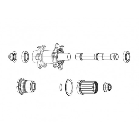 CACHE MOYEU AVANT ZIPP ZR1 DISQUE 12X100