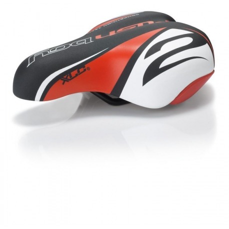 Selle enfant XLC SA-C02 Unisexe 180x145mm, noir/rouge 303g