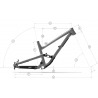 CADRE COMMENCAL CLASH DARK SLATE 2022 CADRE COMMENCAL CLASH DARK SLATE 2022