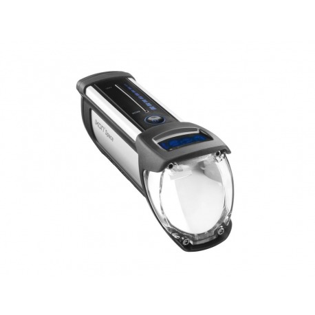 Phare-LED piles rechargeables b&m Ixon Space fixation guidon 150 Lux, alimentation.