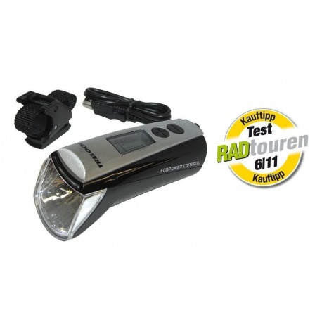 Batterie de lumière LED Trelock Control Ion 70 LS 950 noir avec support ZL 760
