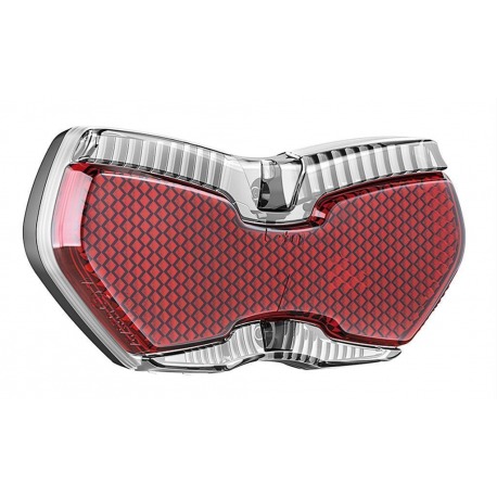 Feu arrière b&m Toplight View permanent pour 50/80 mm avec 2x piles AAA