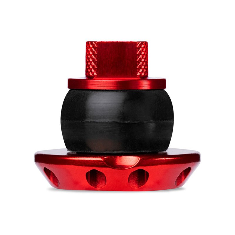 BOUCHONS DE GUIDON MUC-OFF DISC ALUM.ROUGE (24 PAIRES)