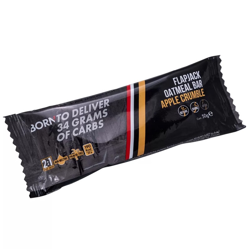 BORN FLAPJACK BARRE 50gr GÂTEAU AUX POMMES (15 UNITÉS)