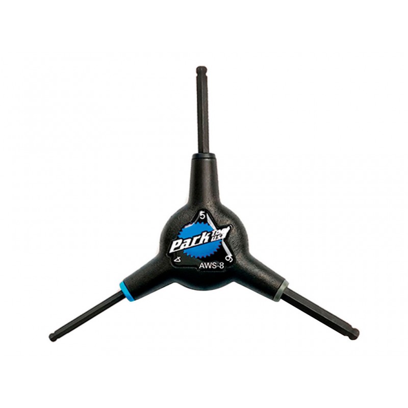 PARK TOOL AWS-8 CLÉ ALLEN À TRIPLE BILLE 4. 5 . 6 BLISTER