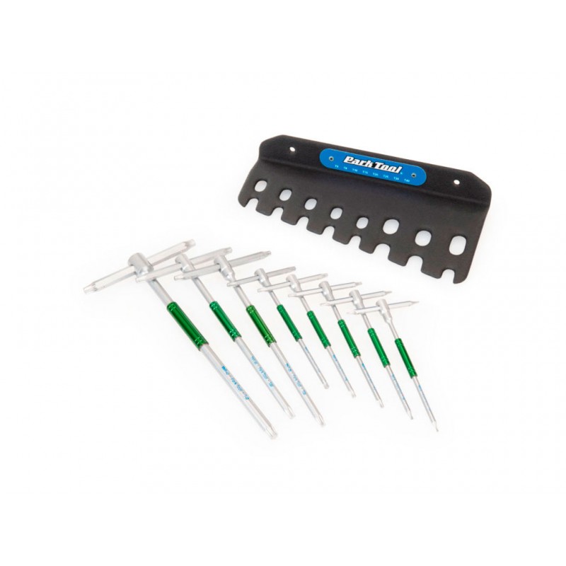 PARK TOOL THT-1 JEU DE CLÉS TORX AVEC POIGNÉE ROTATIVE + SUPPORT