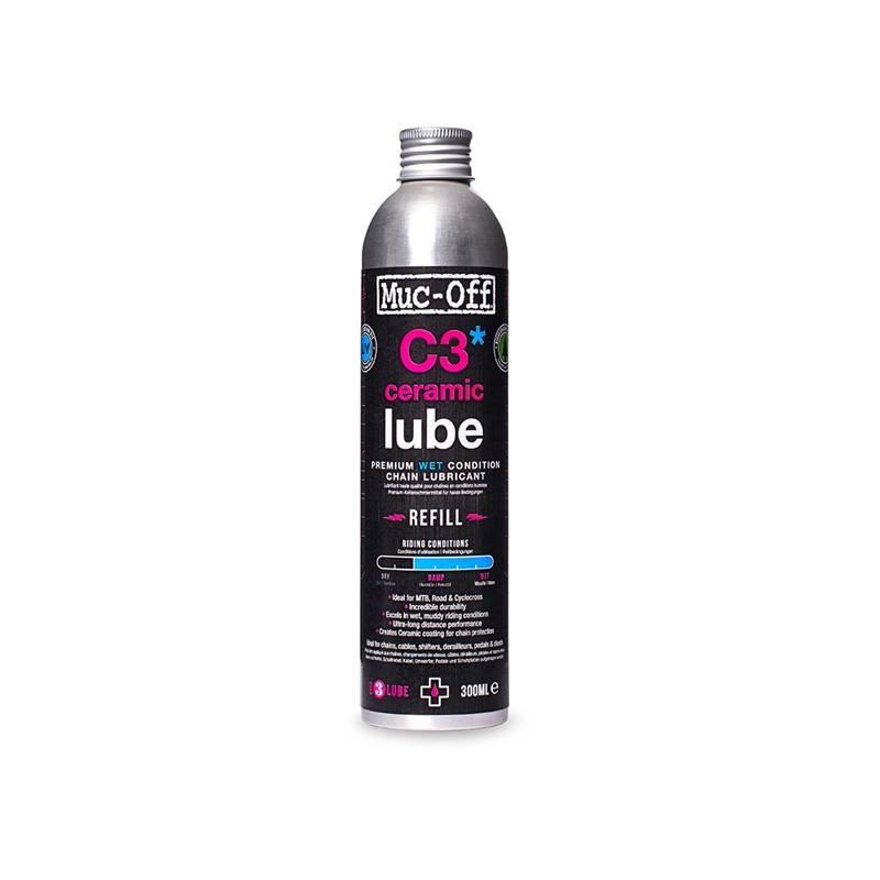 HUILE LUBRIFIANTE MUC-OFF C3 CERAMIC CLIMAT HUM.300ml