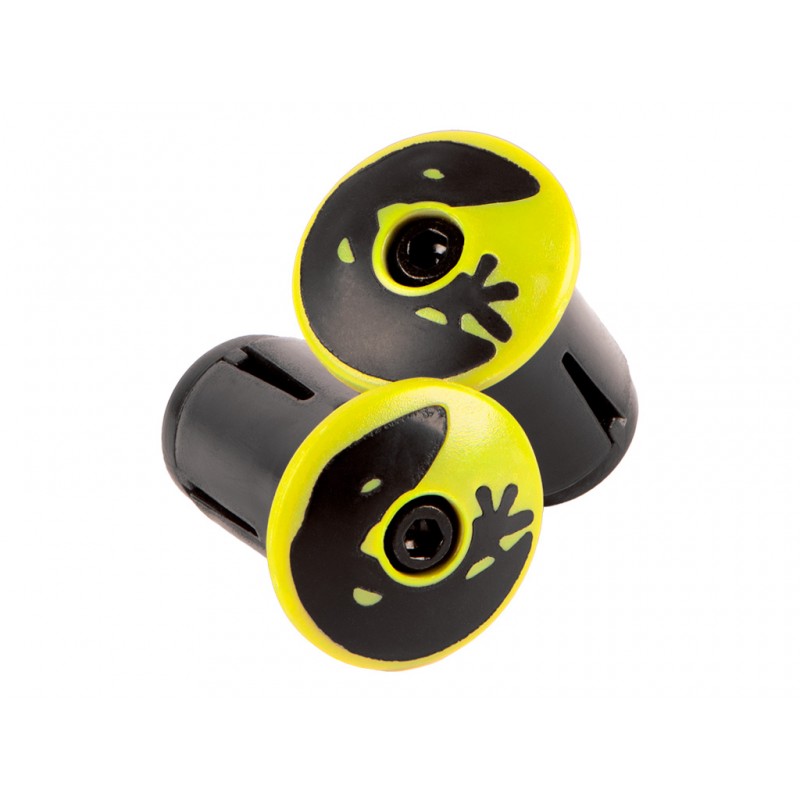 Capuchon de guidon jaune fluo