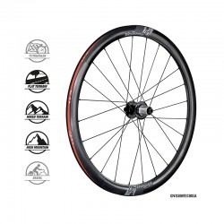PAIRE DE ROUES VISION TC 40 DISC CENTERLOCK TUBELESS READY PNEUS SHIMANO 11S CARBONE