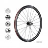 PAIRE DE ROUES VISION TC 40 DISC CENTERLOCK TUBELESS READY PNEUS SHIMANO 11S CARBONE