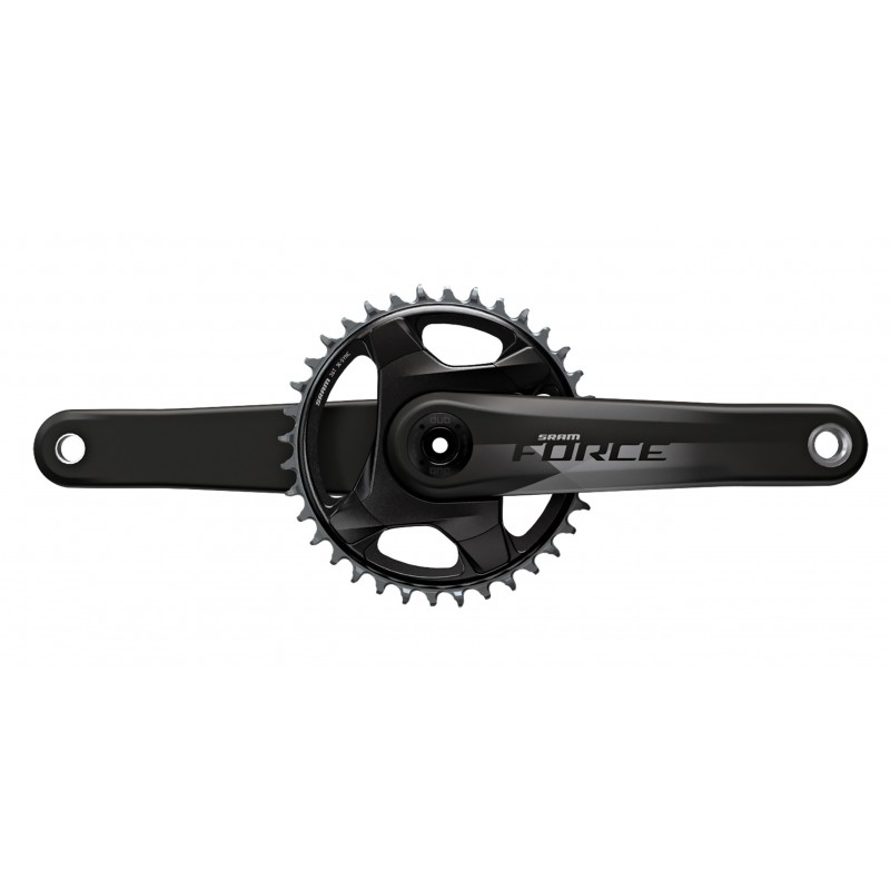 PÉDALIER ET PLATEAU SRAM FORCE D1 DUB 175mm 40T 107 BCD POUR CANNONDALE AI NOIR SANS TASSES
