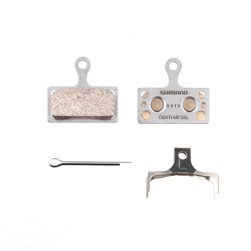 JEU DE PLAQUETTES DE FREIN SHIMANO G04Ti MÉTALLIQUES XTR/DEORE XT/SLX/ALF