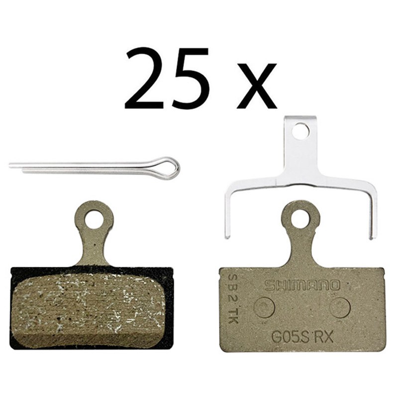 JEU DE PLAQUETTES DE FREIN SHIMANO G05S E-BIKE RÉSINE XTR/DEORE XT (25)