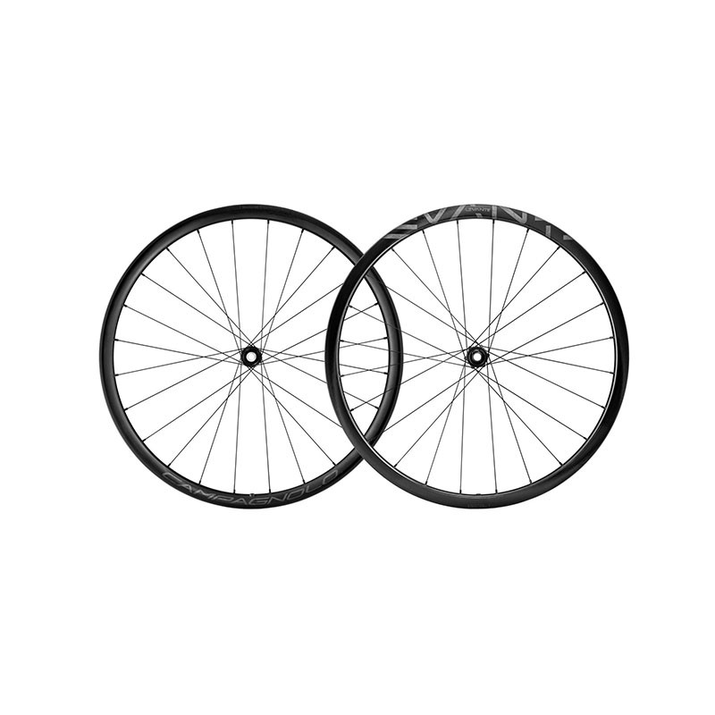 PAIRE DE ROUES CAMPAGNOLO LEVANTE 30 2WF DISC TUBELESS SHIMANO HG11 CARBONE