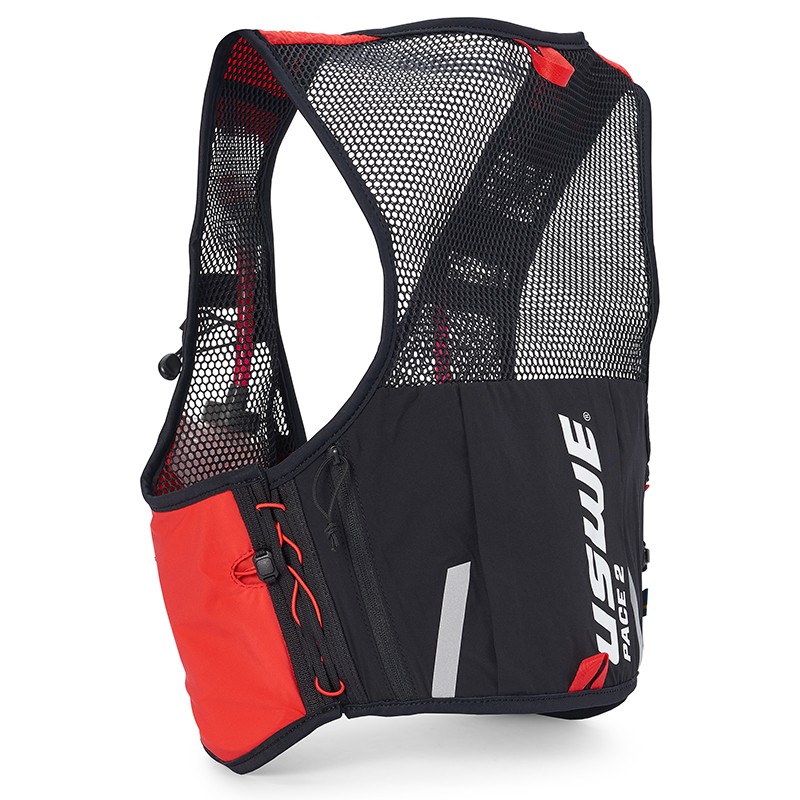 GILET D'HYDRATATION USWE PACE 2 2x0.5L NE/ROUGE SM