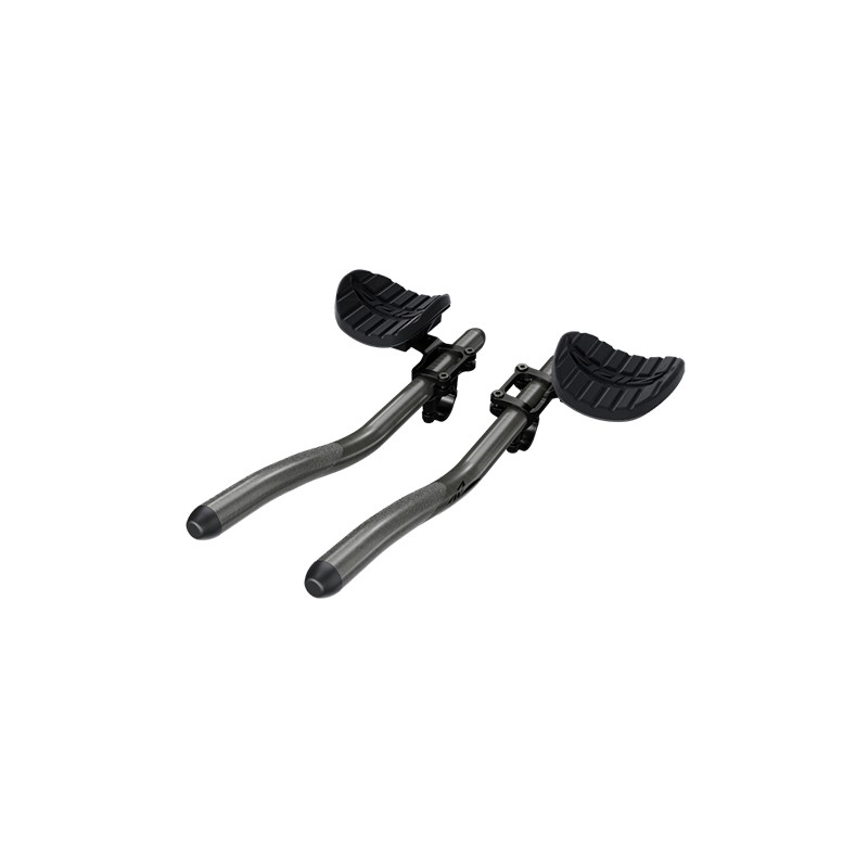 ZIPP VUKA CARBON RACE EXTENSIONS W/CLIP HOLDER INF.CAR.NEG