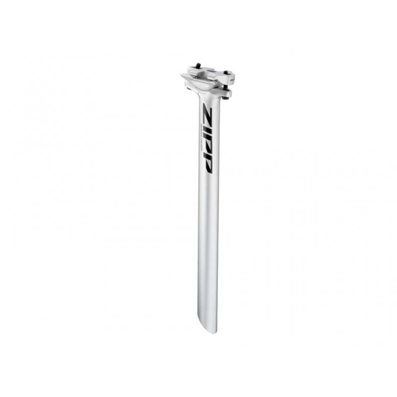 TIGE DE SELLE ZIPP S COURSE 31.6 350 0MM RETARD ARGENT LOGO GRAVÉ B2