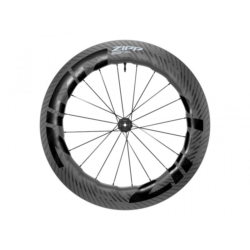 ZIPP 858 NSW TUBELESS DISC CL ROUE AVANT 12X100 20 RAYONS (COGNITION 2) 85MM (INT 23MM) C1