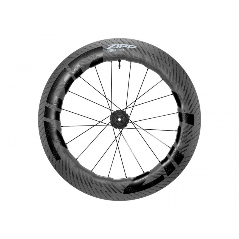 ZIPP 858 NSW TUBELESS DISC CL ROUE ARRIERE 12X142 10/11V 20 RAYONS (COGNITION 2) 85MM (INT 23MM) C1