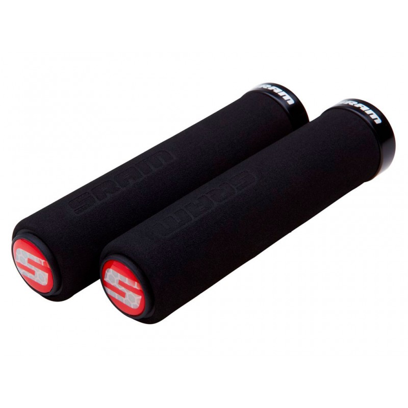 SRAM LOCKING GRIP FOAM BLK 129MM SING BLK CLMP