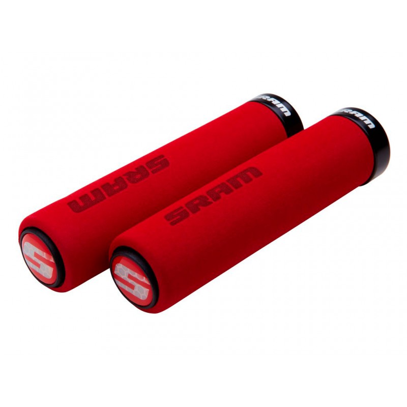 SRAM LOCKING GRIP FOAM ROUGE 129MM SING BLK CLMP