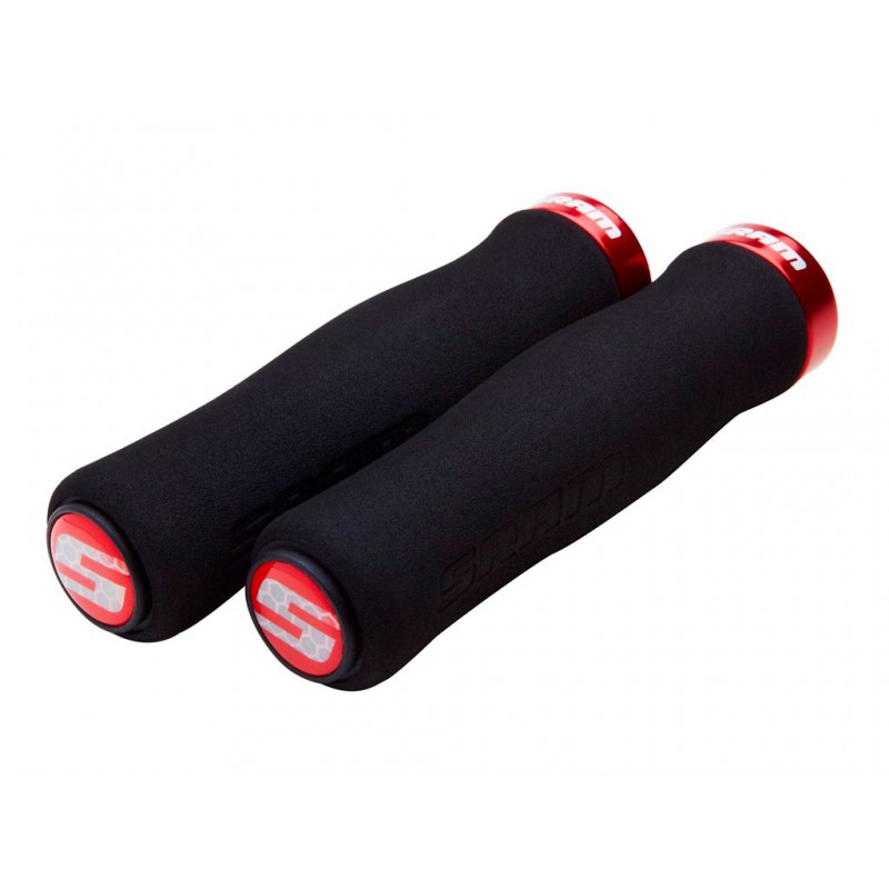 SRAM LOCKING GRIP CONTOUR FOAM 129MM NOIR/ROUGE