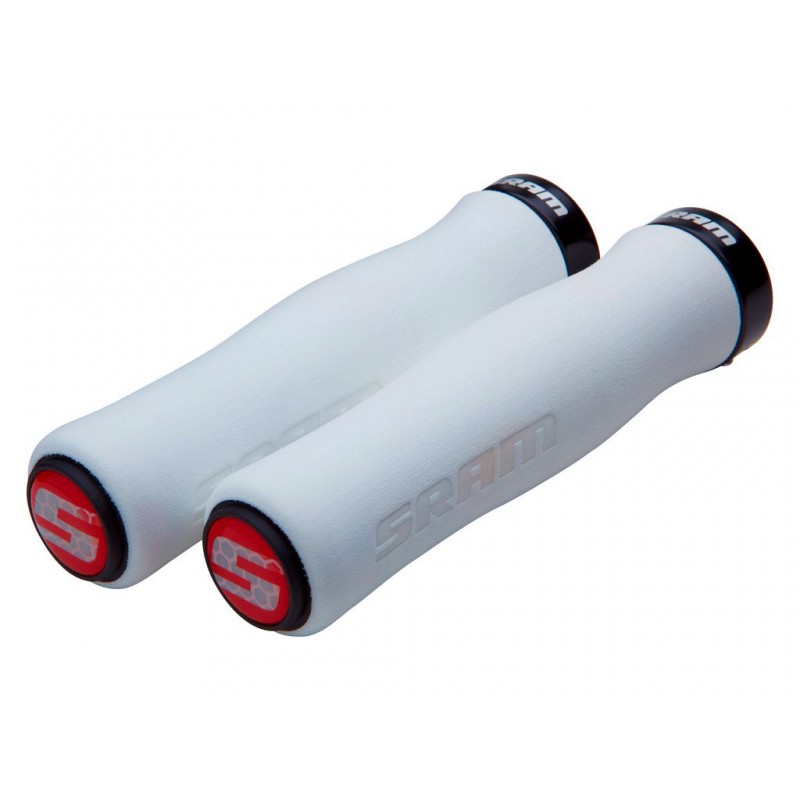 SRAM LOCKING GRIP CONTOUR FOAM 129MM BLANC/NOIR