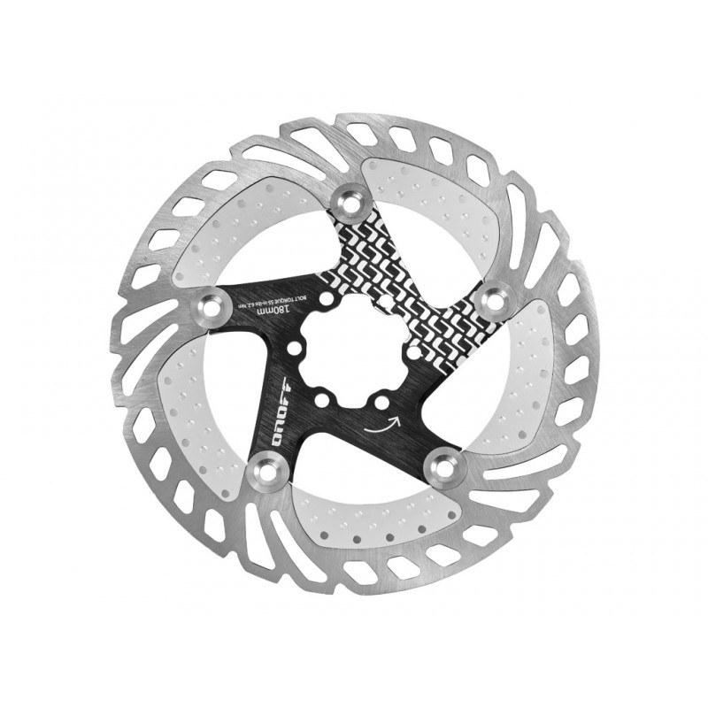 DISQUE ONOFF REFROIDISSEUR FLOTTANT 180MM NOIR
