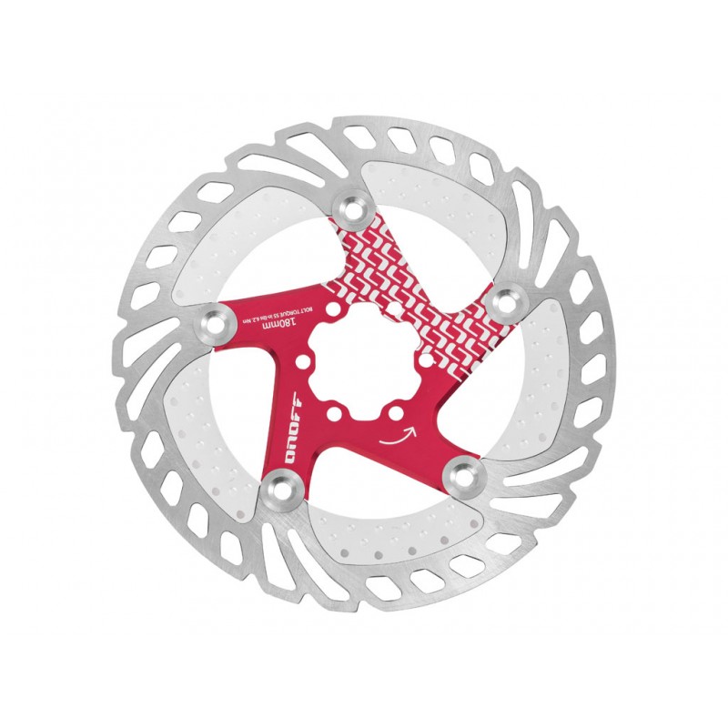 DISQUE ONOFF REFROIDISSEUR FLOTTANT 203MM ROUGE